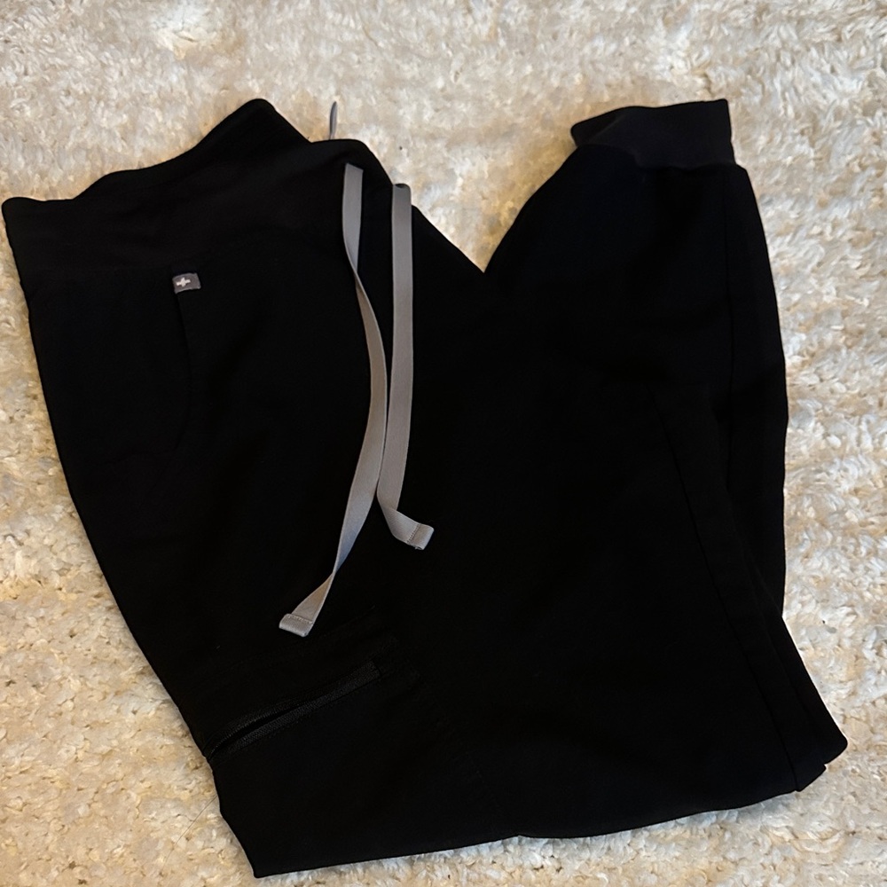 Figs Black Joggers
